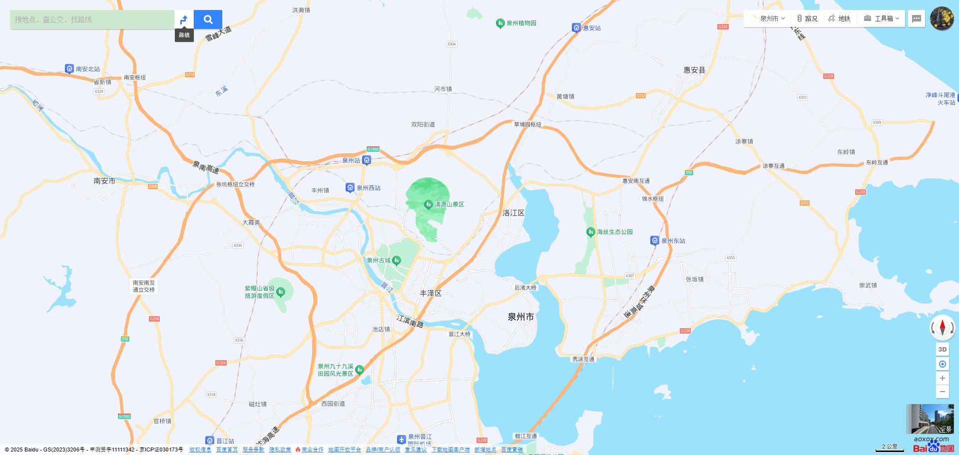 百度地图网页版 百度地图