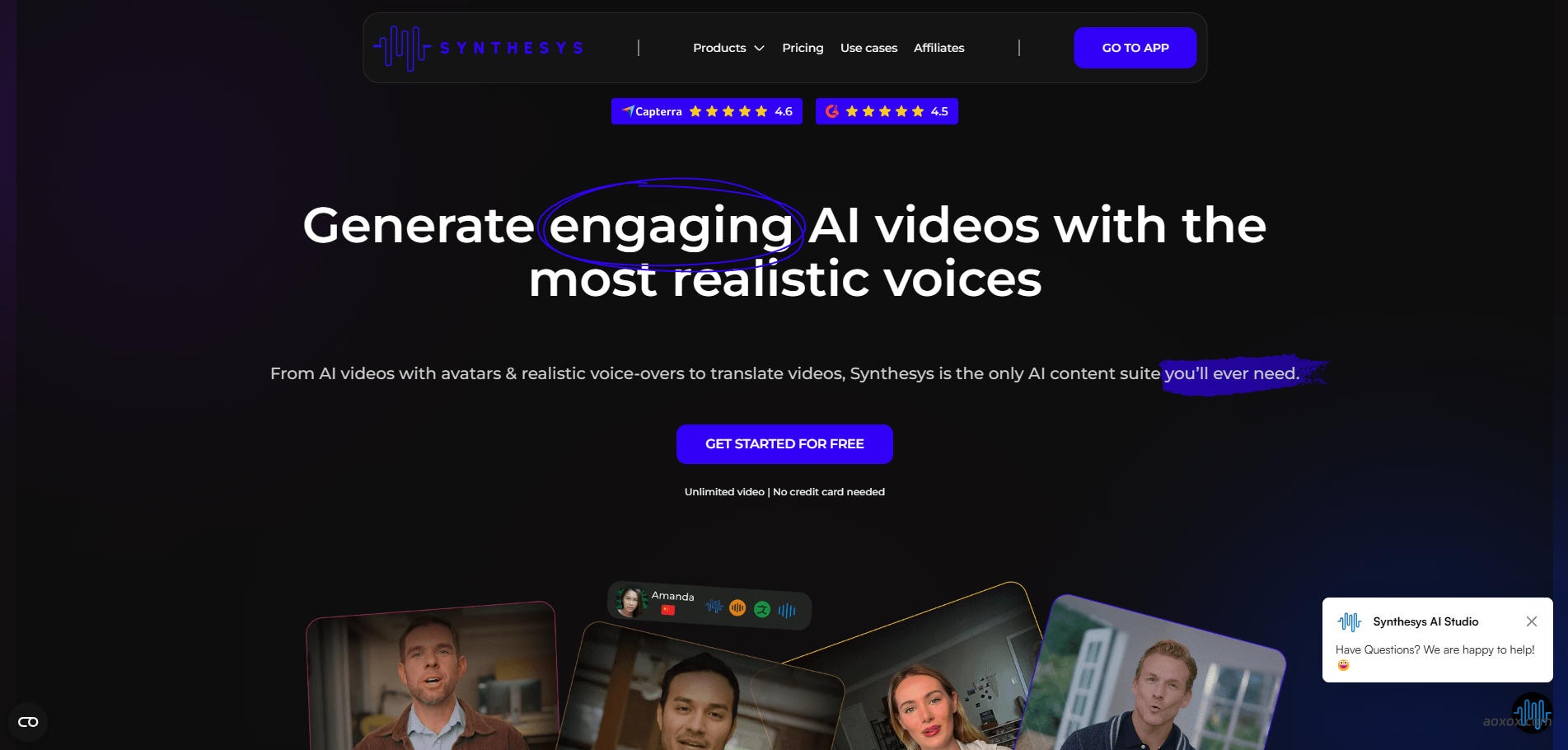 Synthesys官网截图