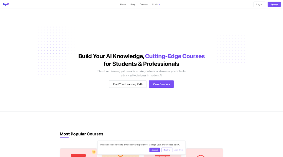ApX机器学习平台：高效构建与部署LLM和机器学习模型