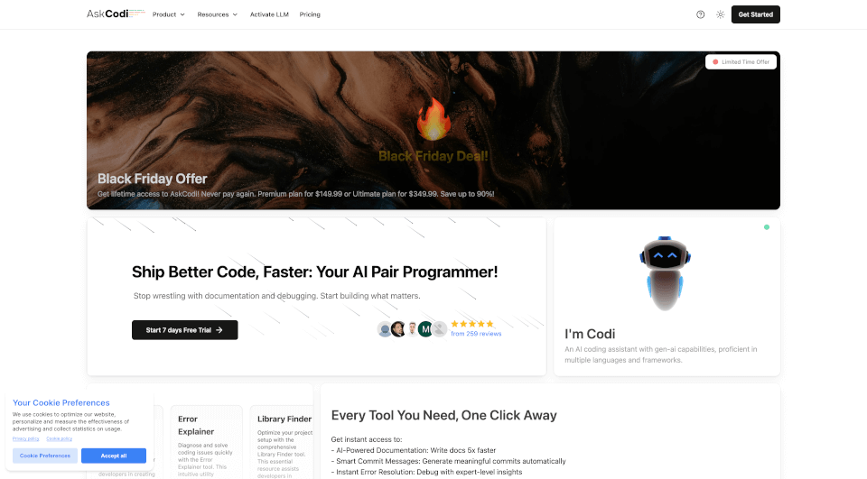 AskCodi：AI驱动的代码助手，专为开发者设计