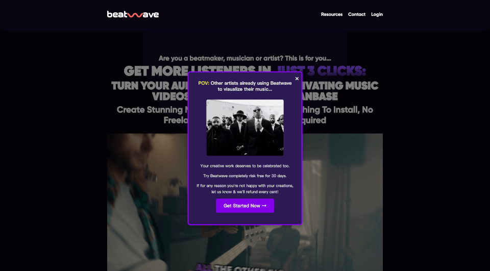 Beatwave：60秒内创建专业音乐视频，轻松吸引更多听众