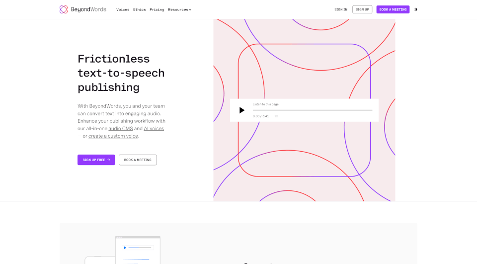BeyondWords：无缝文本转语音发布工具，提升内容传播效果