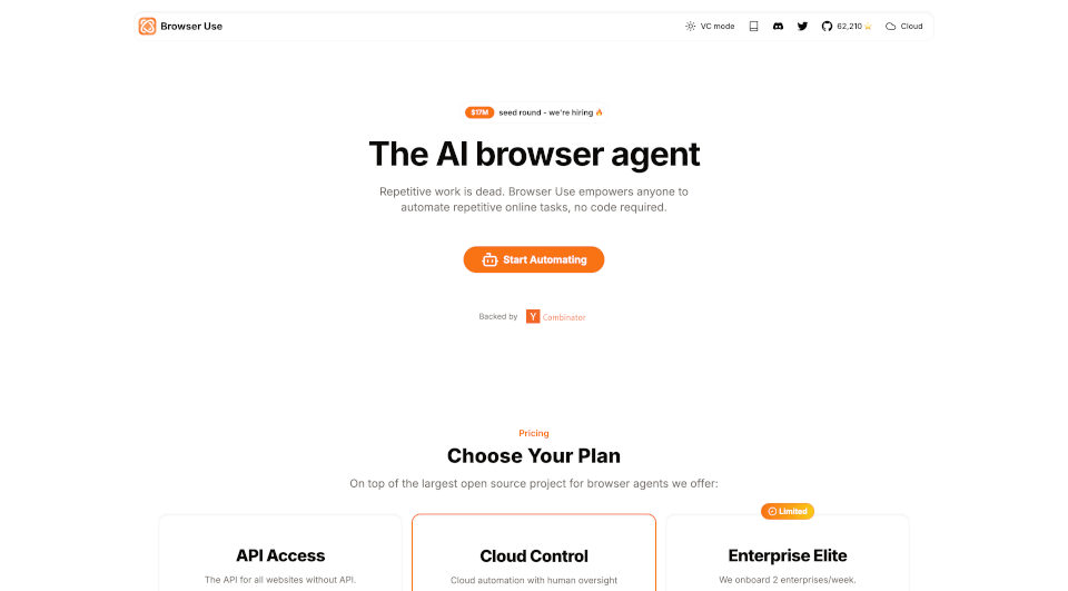 BrowserUse：无代码AI浏览器自动化工具，解放你的双手