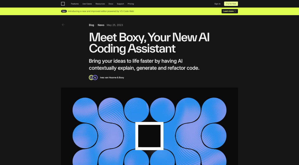 Boxy：CodeSandbox的AI编程助手，提升开发效率