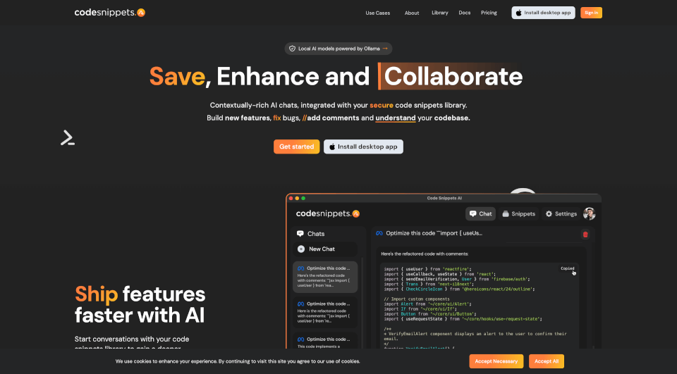 CodeSnippetsAI：提升开发效率的智能代码片段管理工具