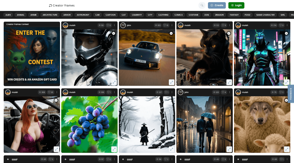 CreatorFrames：AI智能生成你的创意图像与视频