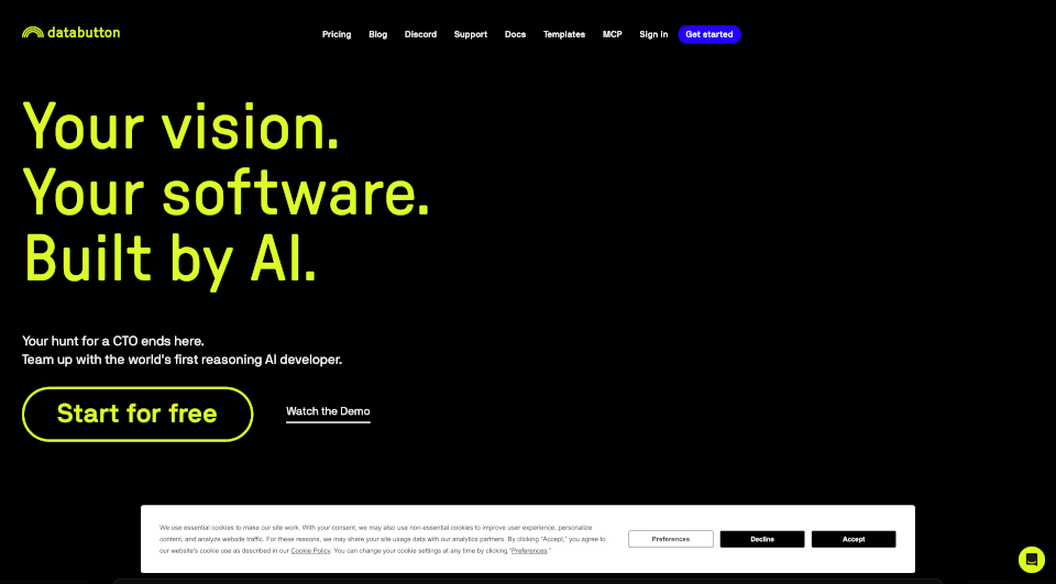 Databutton：AI帮你当CTO，不懂代码也能做软件