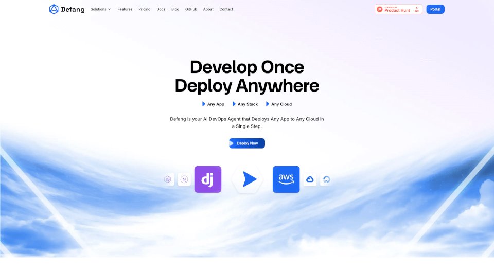 Defang：一键部署多云应用的智能DevOps助手