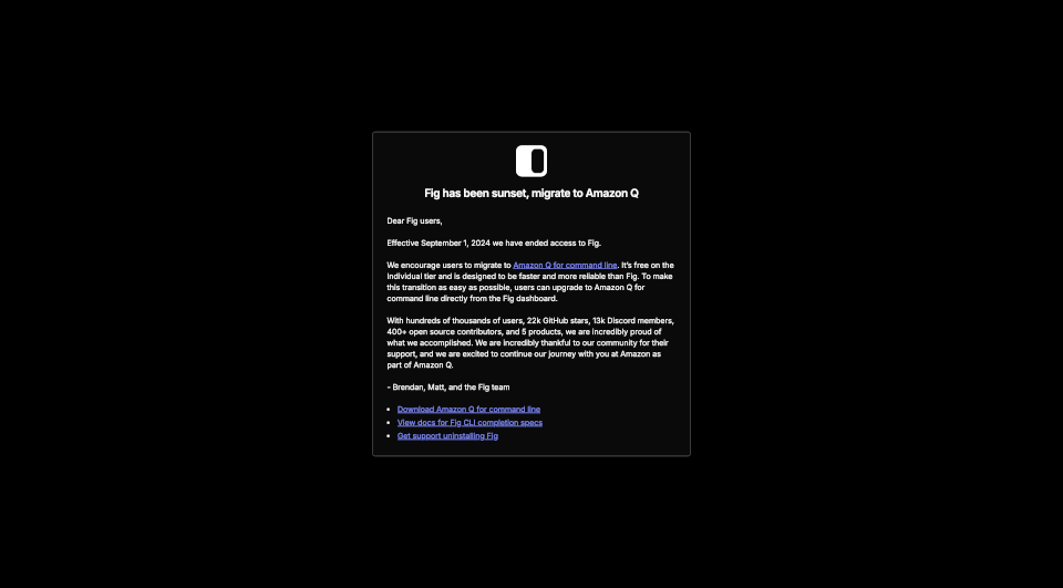 Fig用户必看：迁移到AmazonQ享受新体验