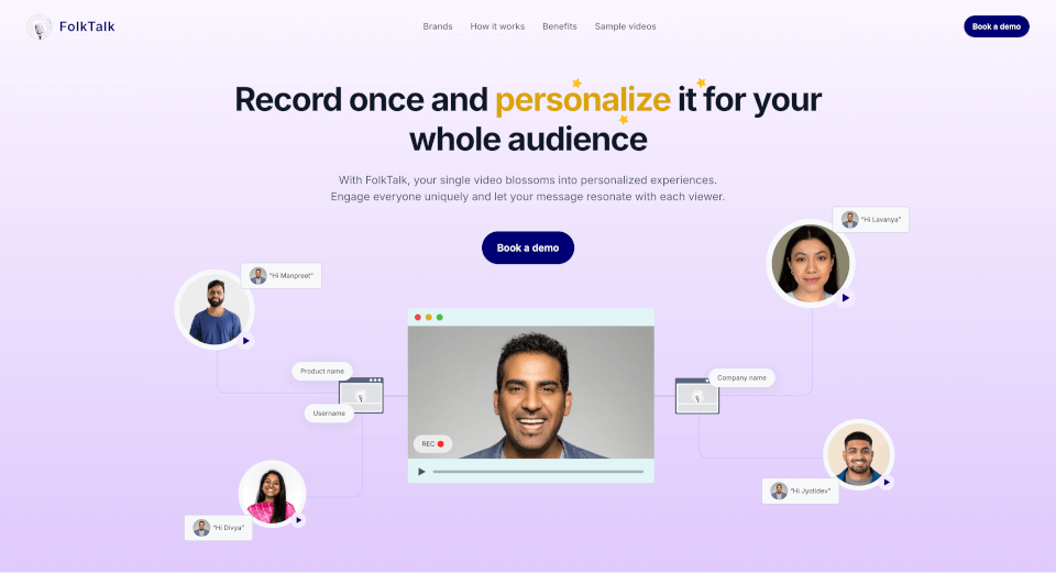 FolkTalk：AI驱动的个性化视频生成工具，提升品牌互动