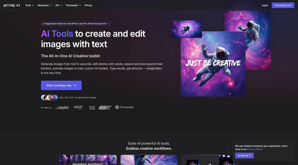 getimg.ai：全能AI艺术创作工具，轻松生成和编辑图像
