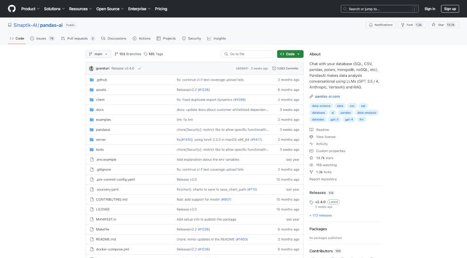 PandasAI：用自然语言轻松分析你的数据