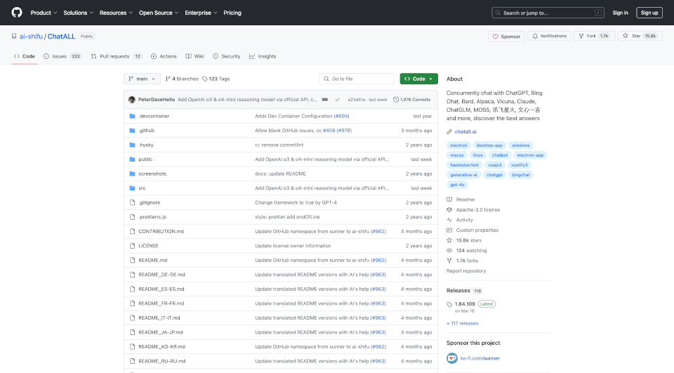 ChatALL：同时与多个AI聊天的最佳工具