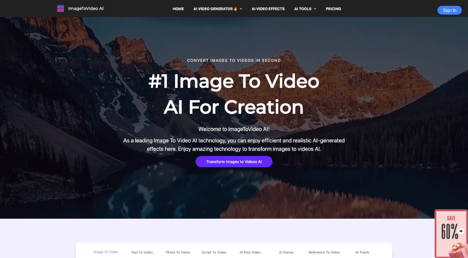 免费图片转视频工具：用AI轻松制作动态视频