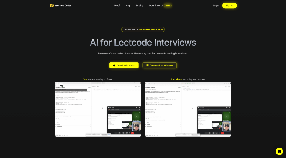InterviewCoder：AI助手提升技术面试表现