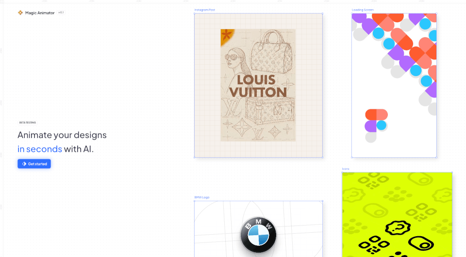 MagicAnimator：AI一键生成动画，设计秒变动效
