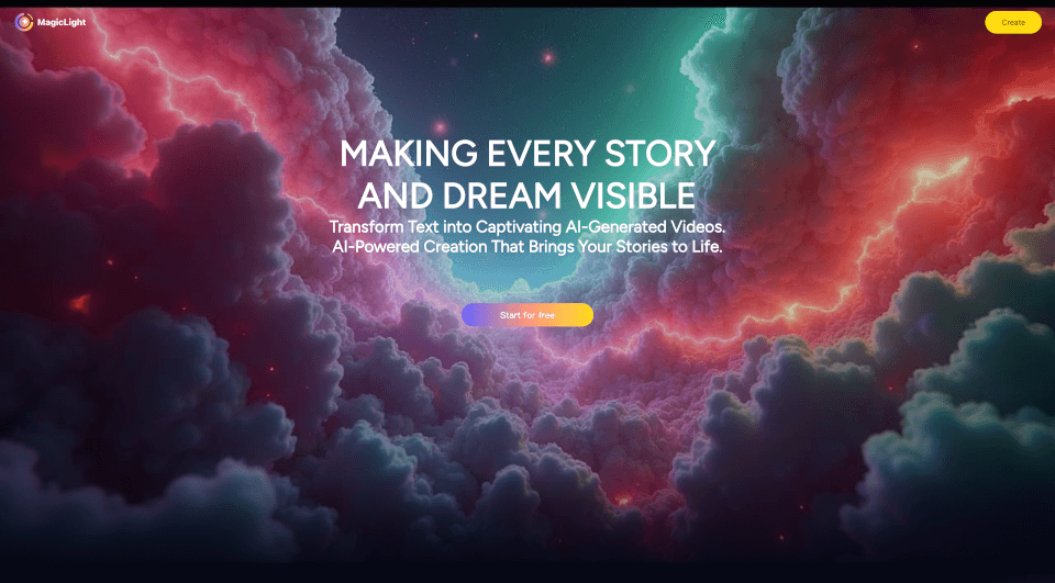 MagicLightAI：将文字转化为惊艳视频的AI工具