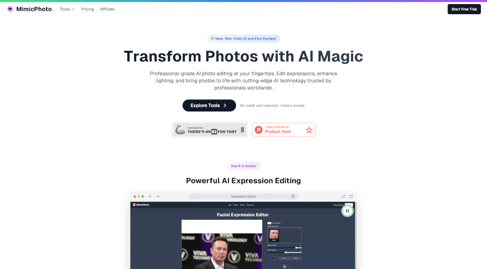 MimicPhoto：AI表情编辑神器，一键生成动态视频