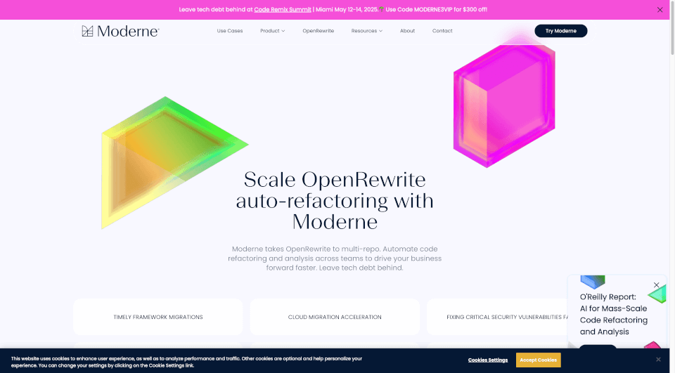 Moderne：自动化代码重构与分析的开发者平台