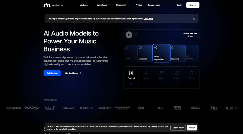 MusicAI：革命性的音频处理工具，提升音乐创作效率