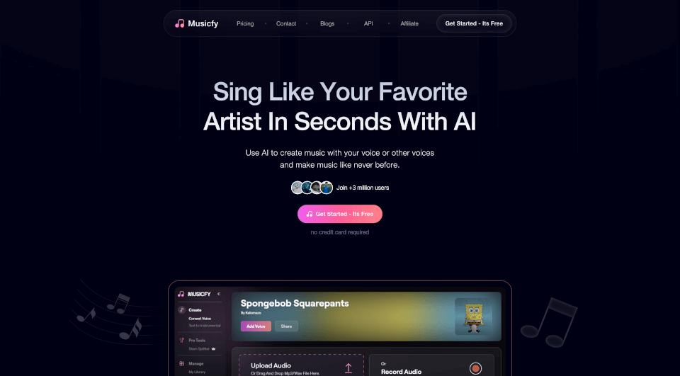 MusicfyAI：用AI生成音乐，轻松创作属于你的歌曲