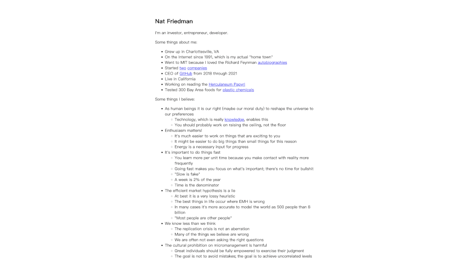 NatFriedman：技术与创新的引领者