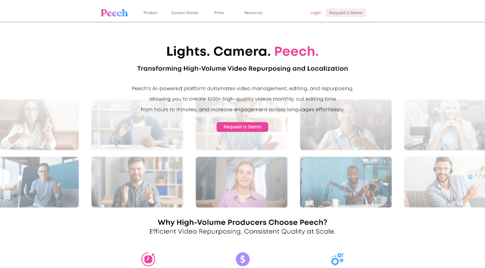 Peech：高效视频编辑与多语言内容分发的AI平台