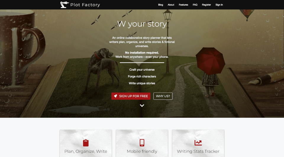 PlotFactory：在线故事规划与写作工具，助你轻松创作