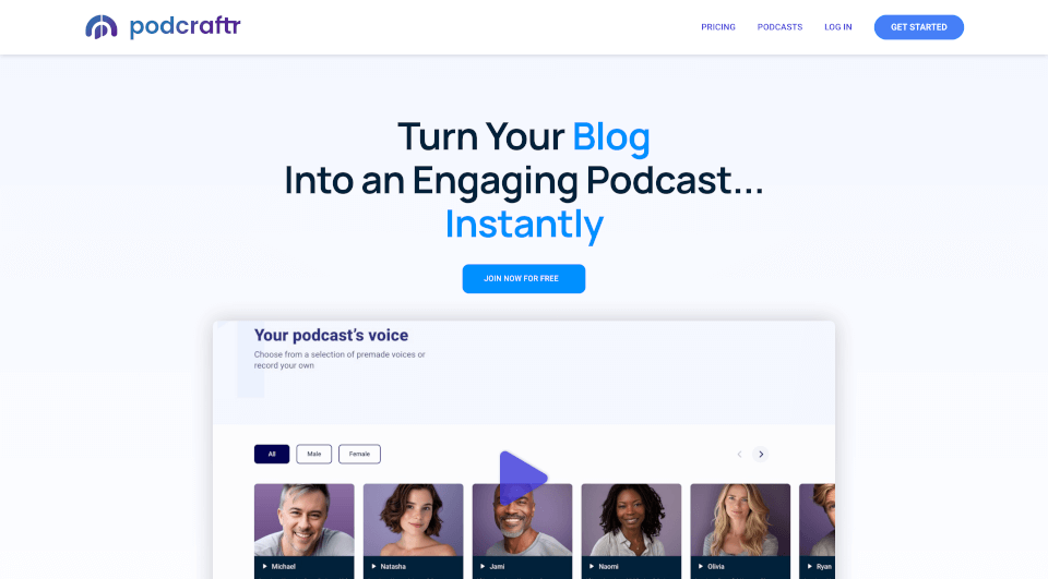 Podcraftr：一键将文本转化为高质量播客的终极工具