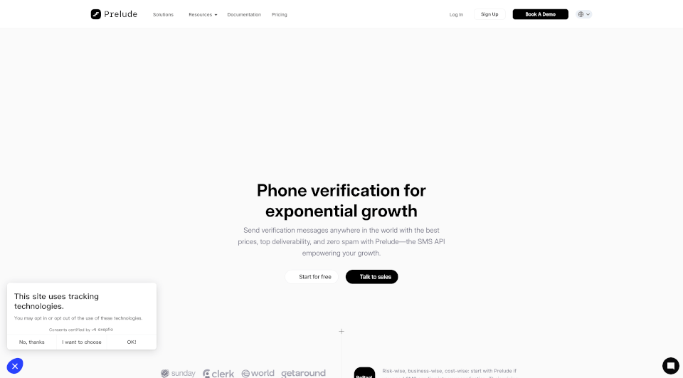 Prelude短信API：全球最低价的验证码解决方案