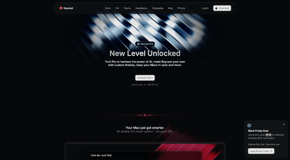 RaycastPro：AI智能助手与云同步，提升Mac生产力