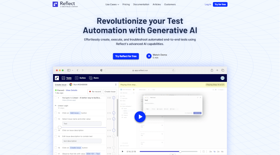 Reflect：基于生成式AI的自动化测试平台，提升软件质量
