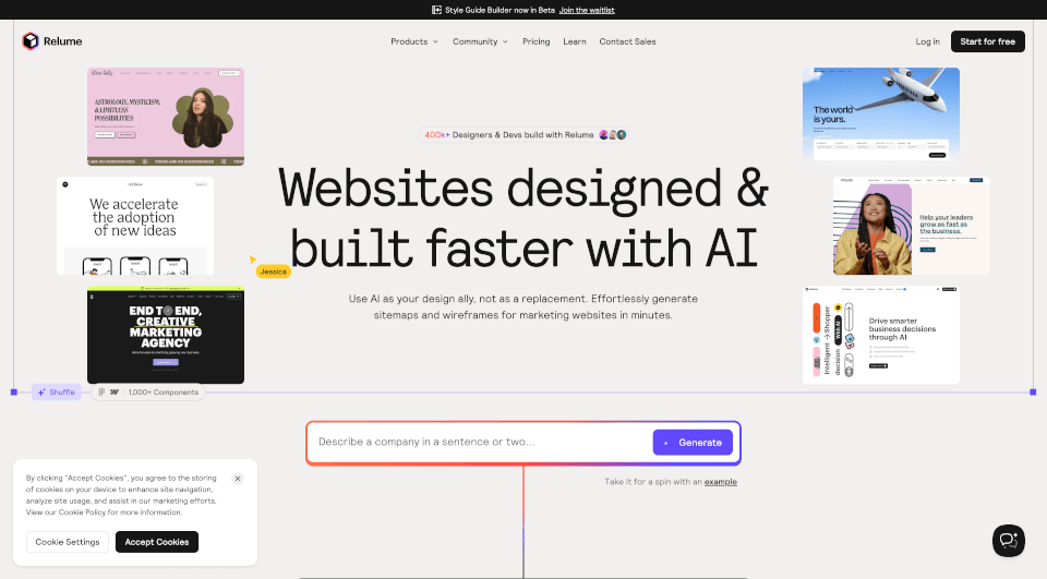Relume：AI驱动的网站构建工具，提升设计效率