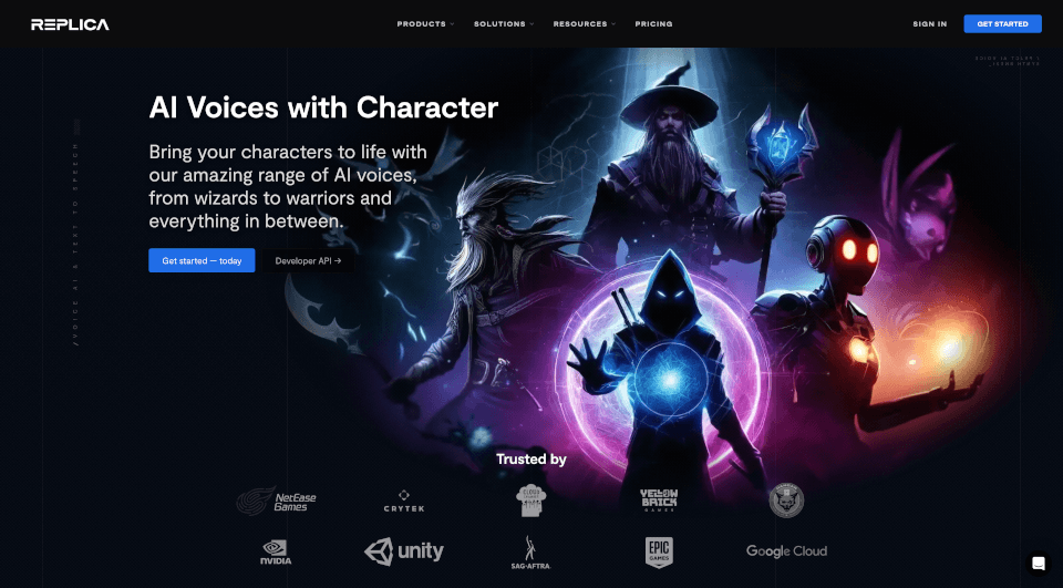 ReplicaStudios：多语言语音AI与文本转语音解决方案