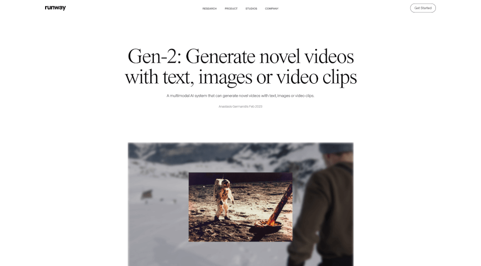 RunwayGen-2：用AI生成全新视频的创意工具