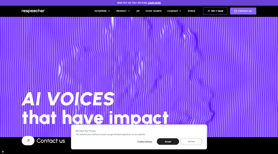Respeecher：一款先进的AI语音生成器