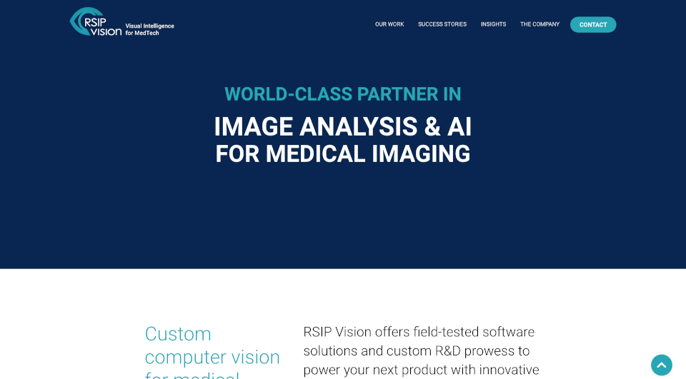 RSIPVision：医疗影像分析与AI解决方案的世界级专家
