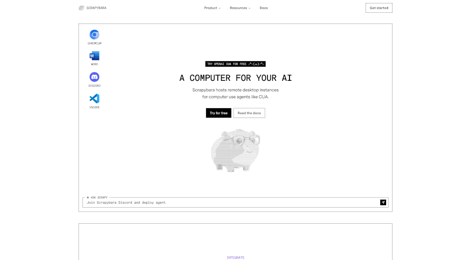 Scrapybara：AI代理的虚拟桌面