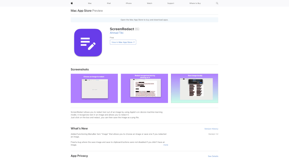 ScreenRedact：Mac上高效图像打码工具，保护隐私轻松搞定