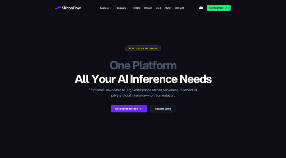 SiliconFlow：一键部署200+AI模型，高速推理平台