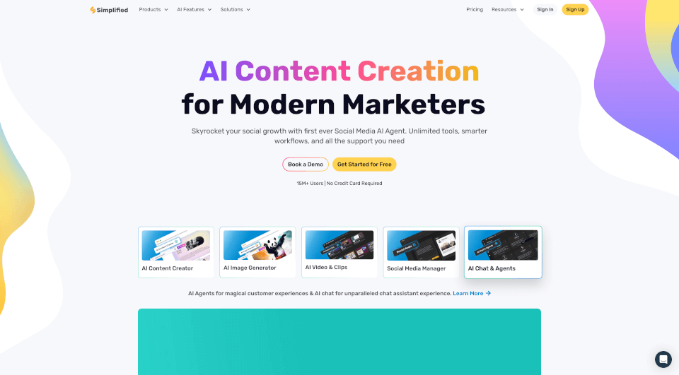 Simplified：现代营销团队的全能AI工具