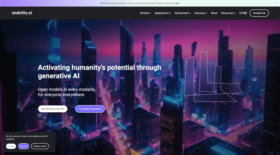 StableDiffusion3.5：专业级图像与多媒体生成工具