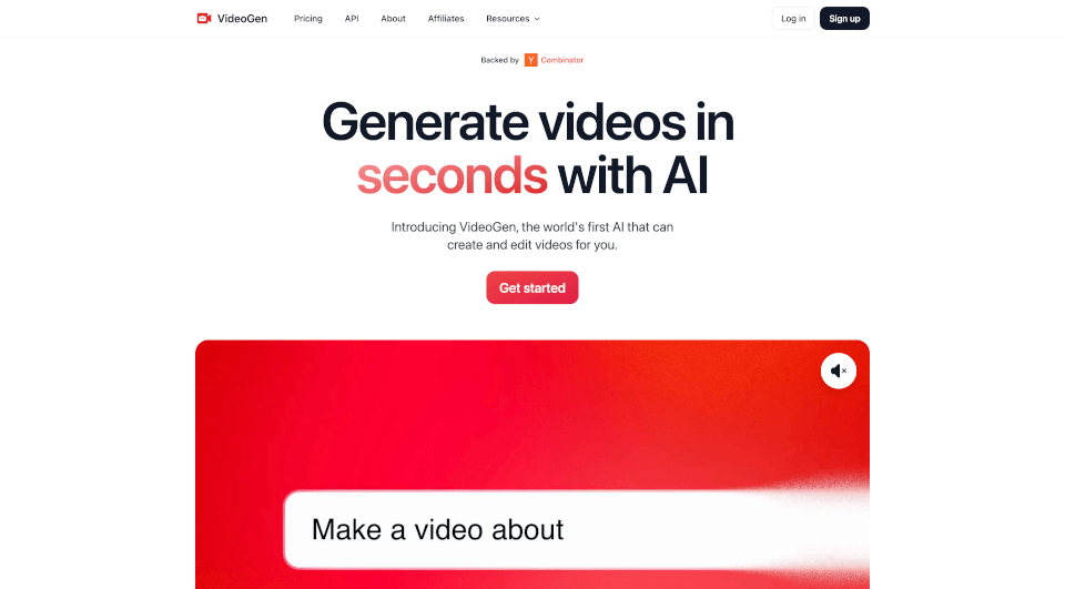 VideoGen：AI视频生成工具，快速创建高质量视频