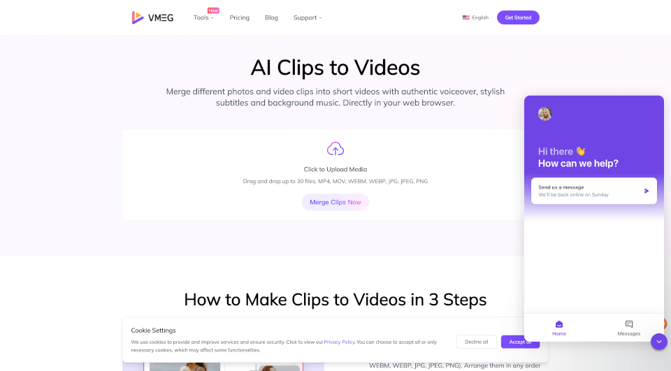 ClipstoVideos：将照片和视频片段轻松拼接成带有语音的短视频工具