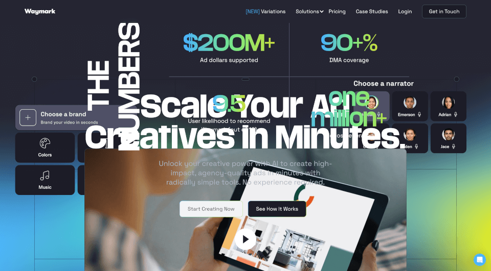 Waymark2：AI驱动的视频广告制作工具，快速生成高质量广告