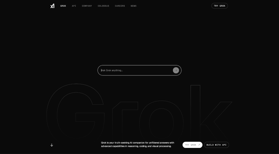 Grok：xAI推出的智能AI助手，提供实时搜索与图像生成