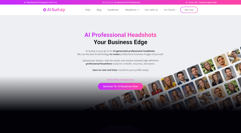 AISuitUp：快速生成高质量职业头像的AI工具