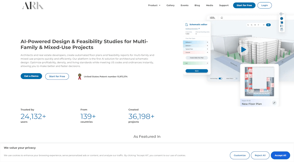Ark：AI驱动的建筑设计工具