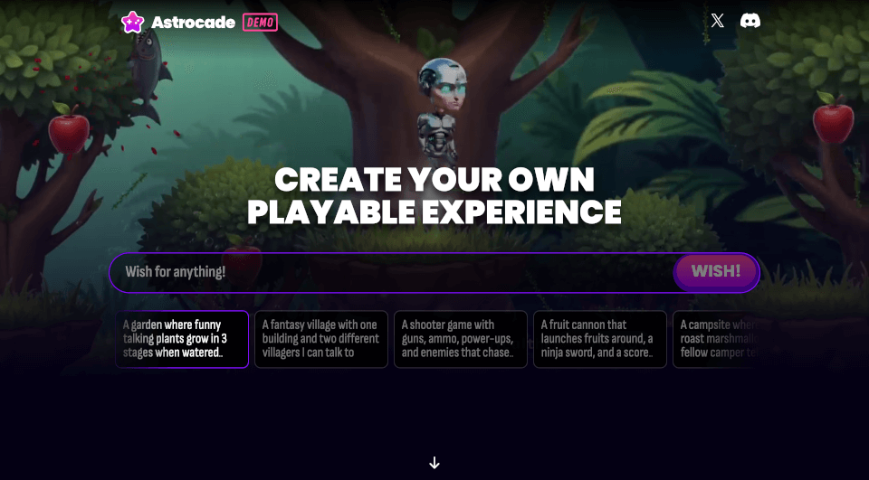 Astrocade：轻松创造属于你的游戏和虚拟世界