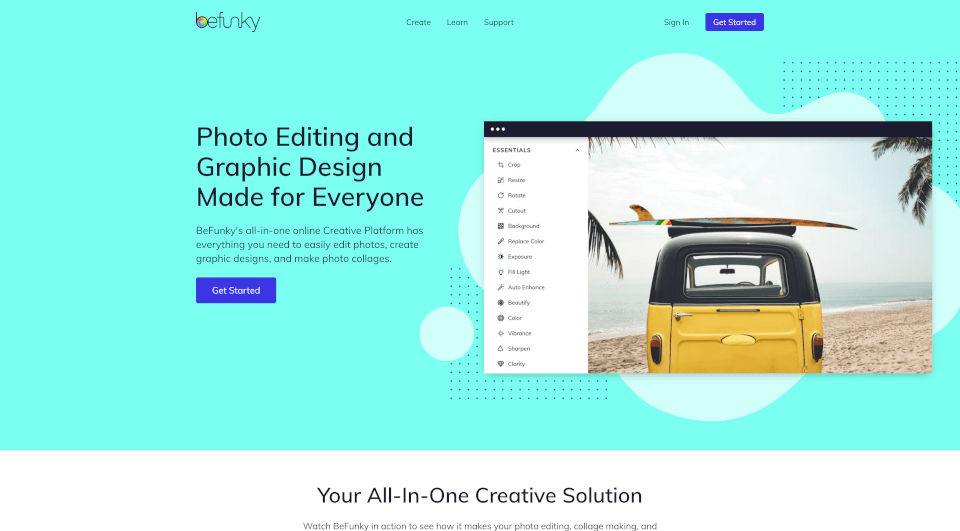 BeFunky：在线照片编辑与拼贴制作的创意平台